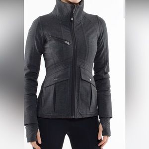 Lululemon It’s happening jacket black as is size 8